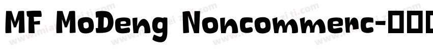 MF MoDeng Noncommerc字体转换